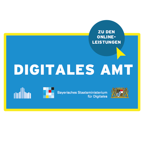 Plakette Digitales Amt