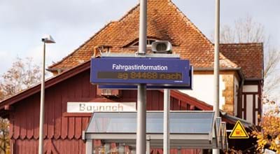 Fahrgastinfo Bahnhof Baunach